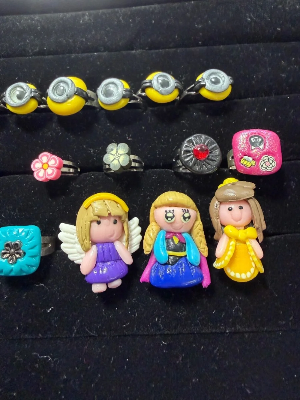 Lot of 22 Kids adjustable rings for resale Or party favors
